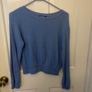 Juniors size large blue sweater